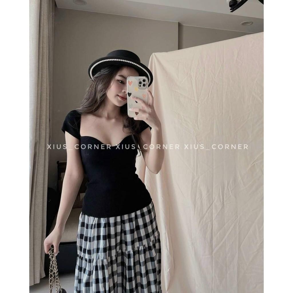 Áo phông len tôn ngực 2 màu mới 70009