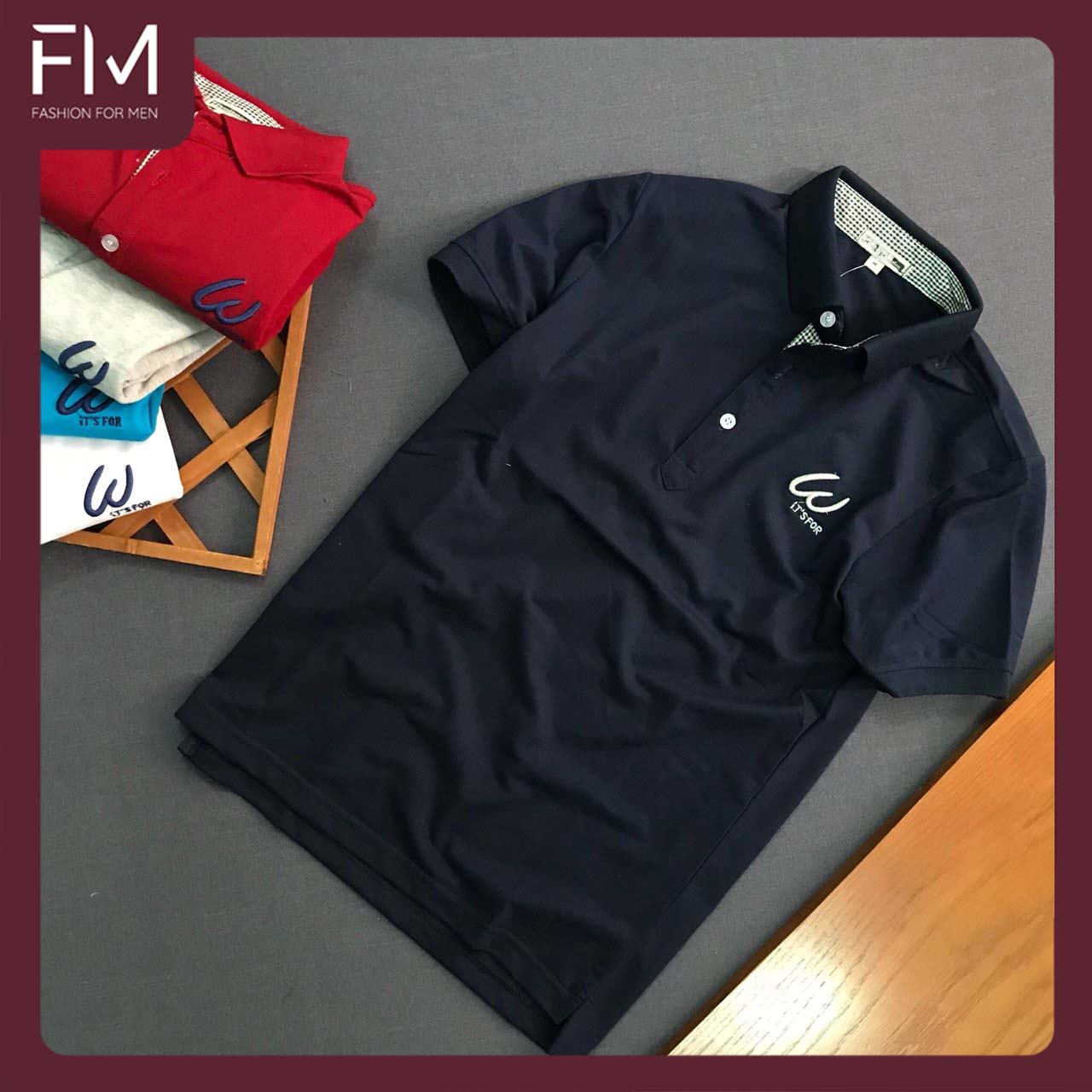 Áo Polo nam cổ bẻ ngắn tay, chất liệu vải cá sấu cotton cao cấp, trẻ trung, năng động – FORMEN SHOP – FMPS041 - XÁM - L