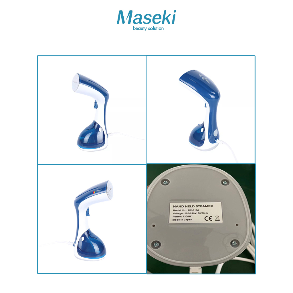 - Bàn Là Hơi Nước Cầm Tay Maseki - Công suất 1300W, Bàn Ủi Hơi Nước Mini Maseki mẫu mới 2022