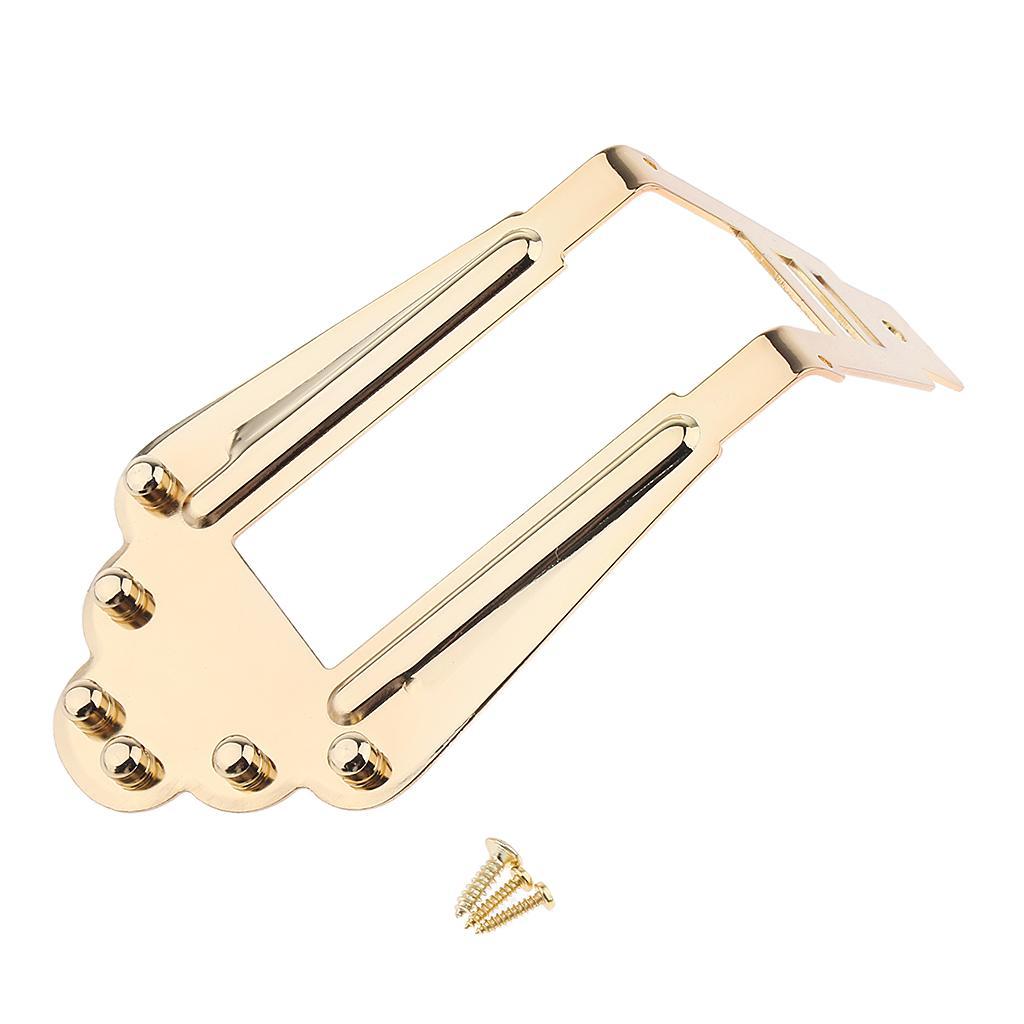 Metal Guitar Tailpiece Bridge for Archtop Jazz Guitar Musical Parts