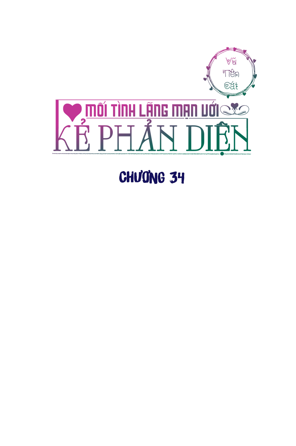 mối tình lãng mạn với kẻ phản diện chapter 34.1 4