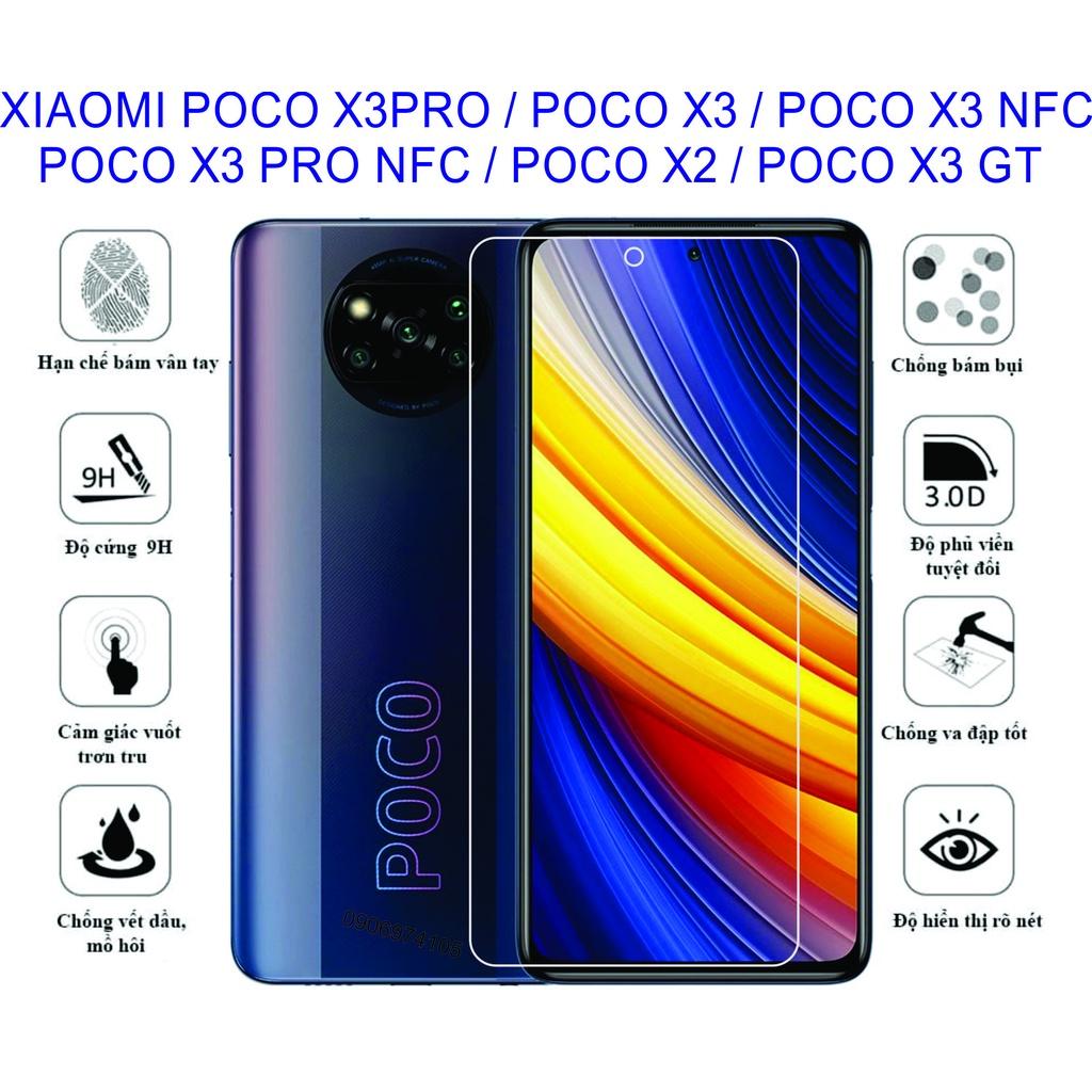 Cường lực dẻo 9h+ dành cho XIAOMI POCO X3 PRO / POCO X3 / POCO X3 NFC / POCO X2 / POCO X3 GT / POCO X3 PRO NFC Chống trầy xước