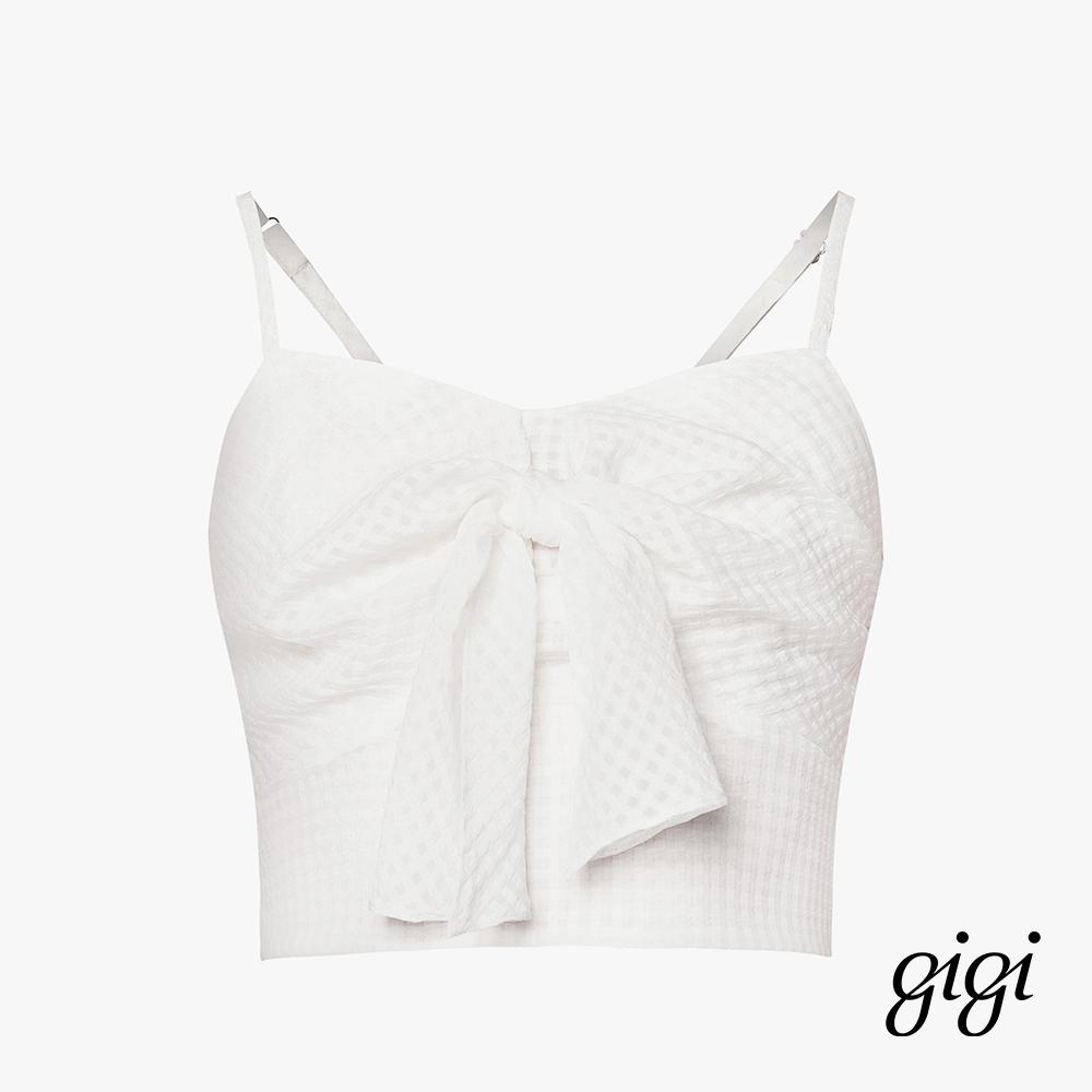 GIGI - Áo croptop nữ hai dây Ruffle Tie Camisole G1201T211205-00