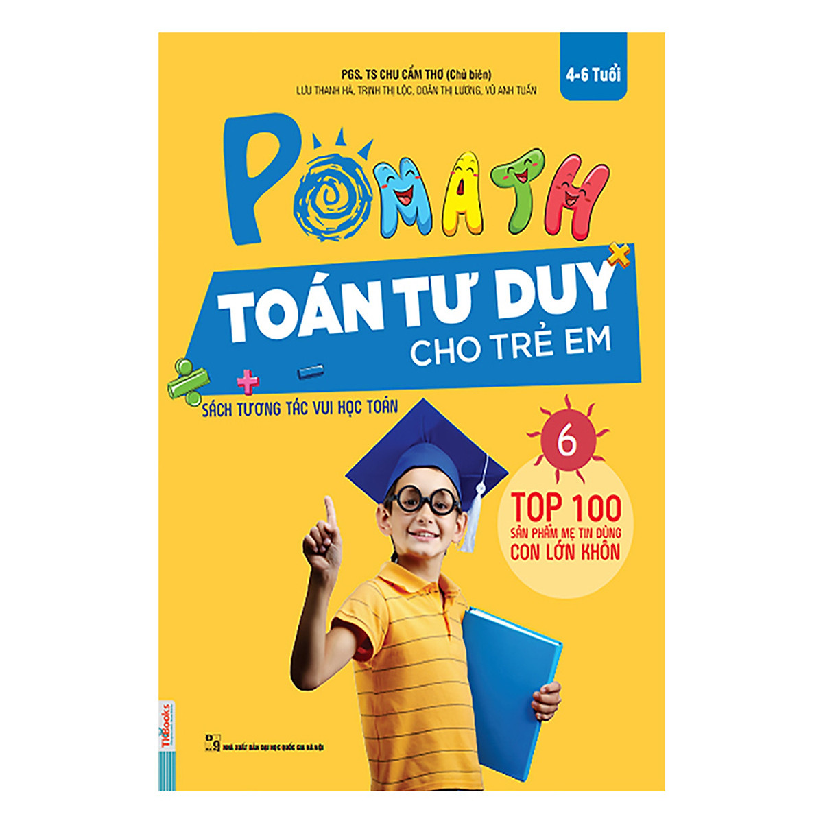 Combo 3 Cuốn Pomath Toán Tư Duy Cho Trẻ Em (Tập 4,5,6) (Học Kèm App MCBooks)