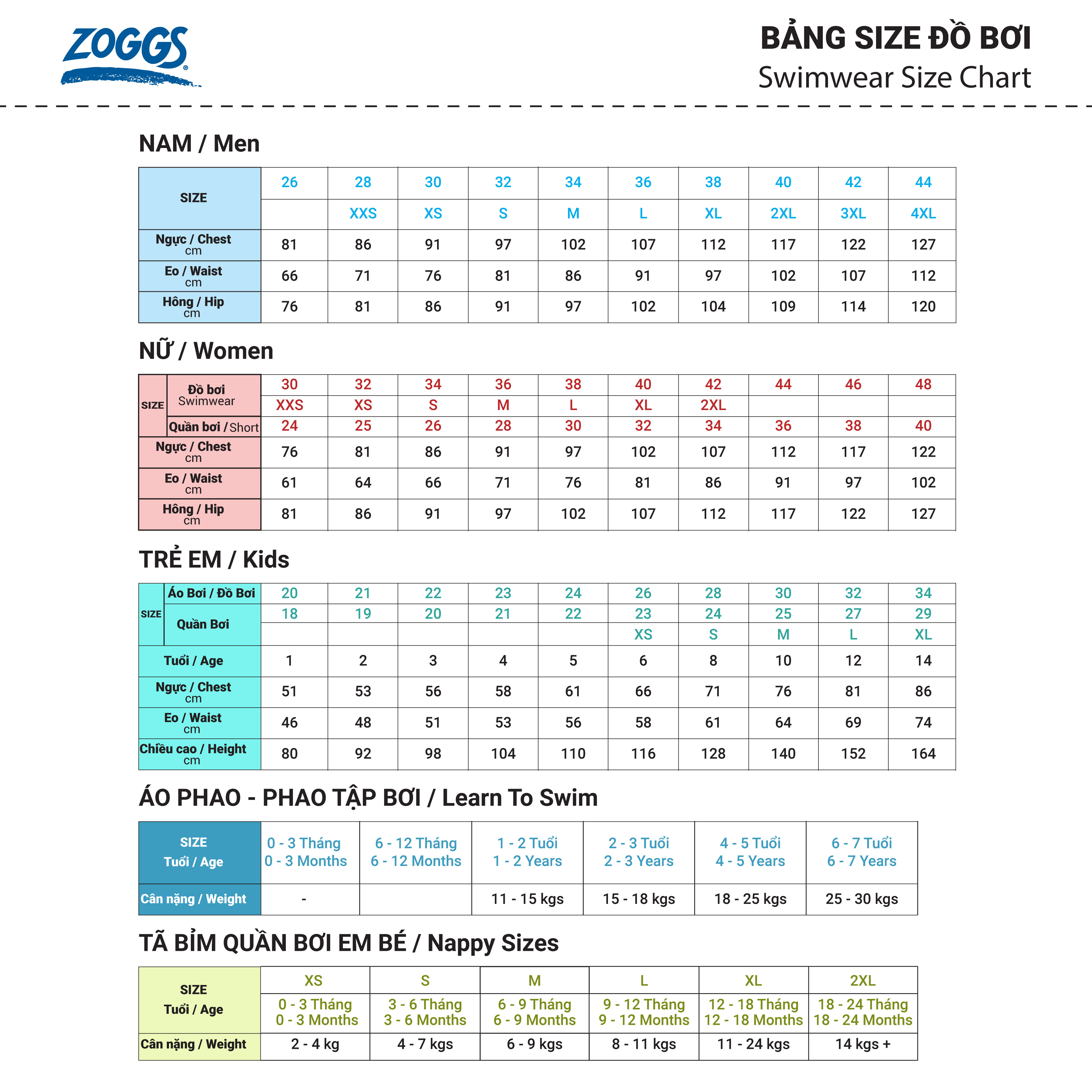 Phao bơi trẻ em Zoggs Zoggy - 303216 (2-3 tuổi