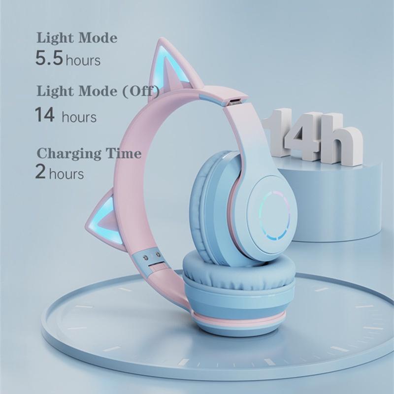 Tai Nghe Chụp Tai Bluetooth Không Dây Có Thể Gấp Gọn Có Micro Và Tháo Rời Tiện Dụng Điện Thoại