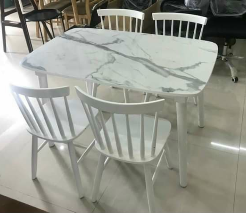 Bộ bàn ăn Juno Sofa 4 ghế Cheap4 ngang 80 x 1m1