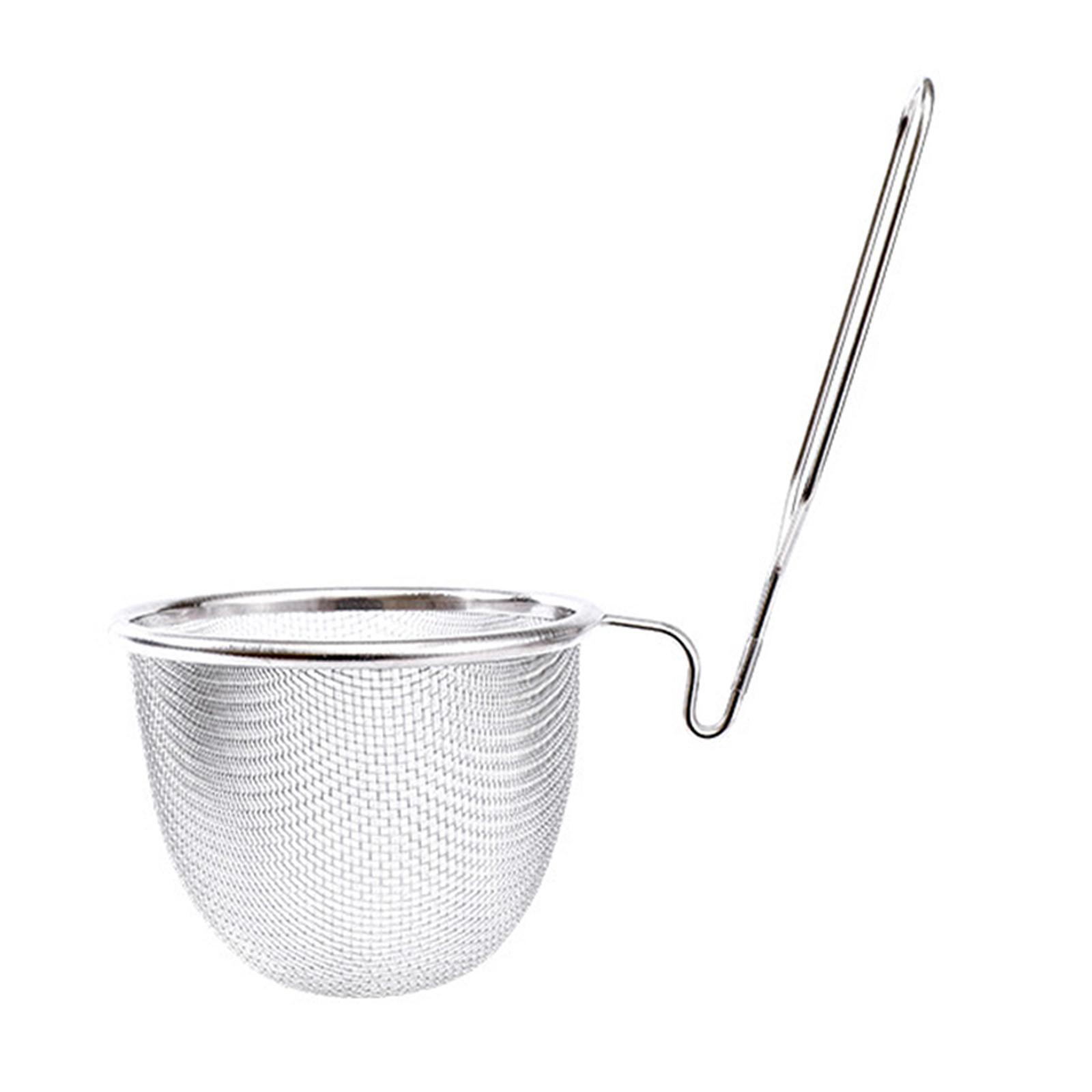 Mesh Spider Strainer Solid Stainless Mesh Spider Strainer for Spoon Kitchen