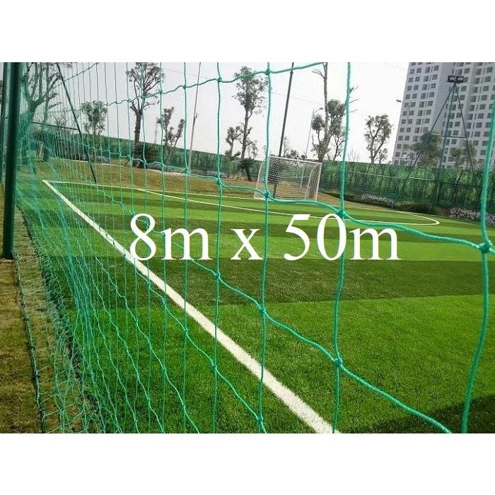 Lưới rào sân- Chắn bóng- Quây sân- Cao 8m dài 50m - sợi PE bền trên 5 năm