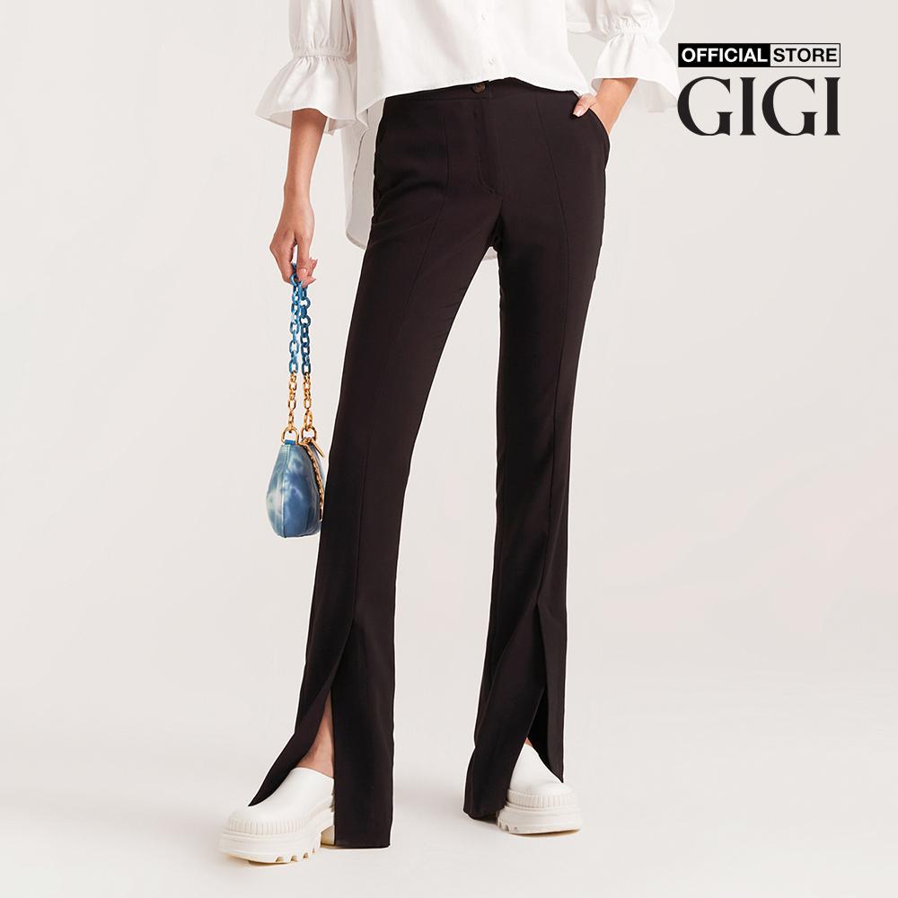 GIGI - Quần tây nữ ống loe xẻ tà thời trang G3205P221315