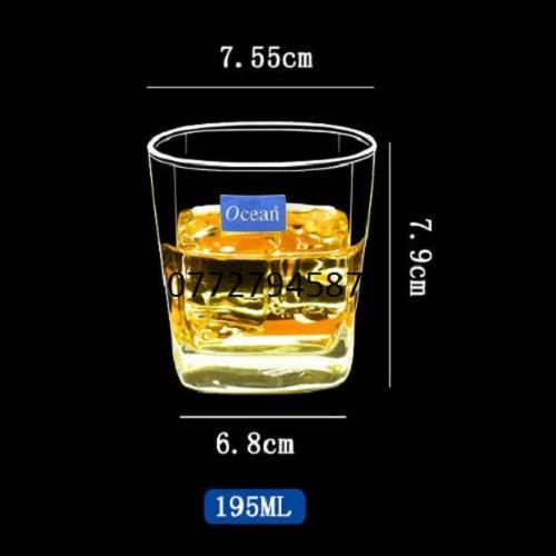 Ly Thủy Tinh Ocean Plaza Rock 195ml B11007 ; 295ml B11010 ; Nhập Khẩu Thái Lan