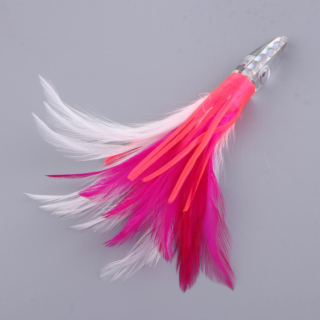 Fishing  Squid  Skirts  Soft Baits Crankbaits Pink White