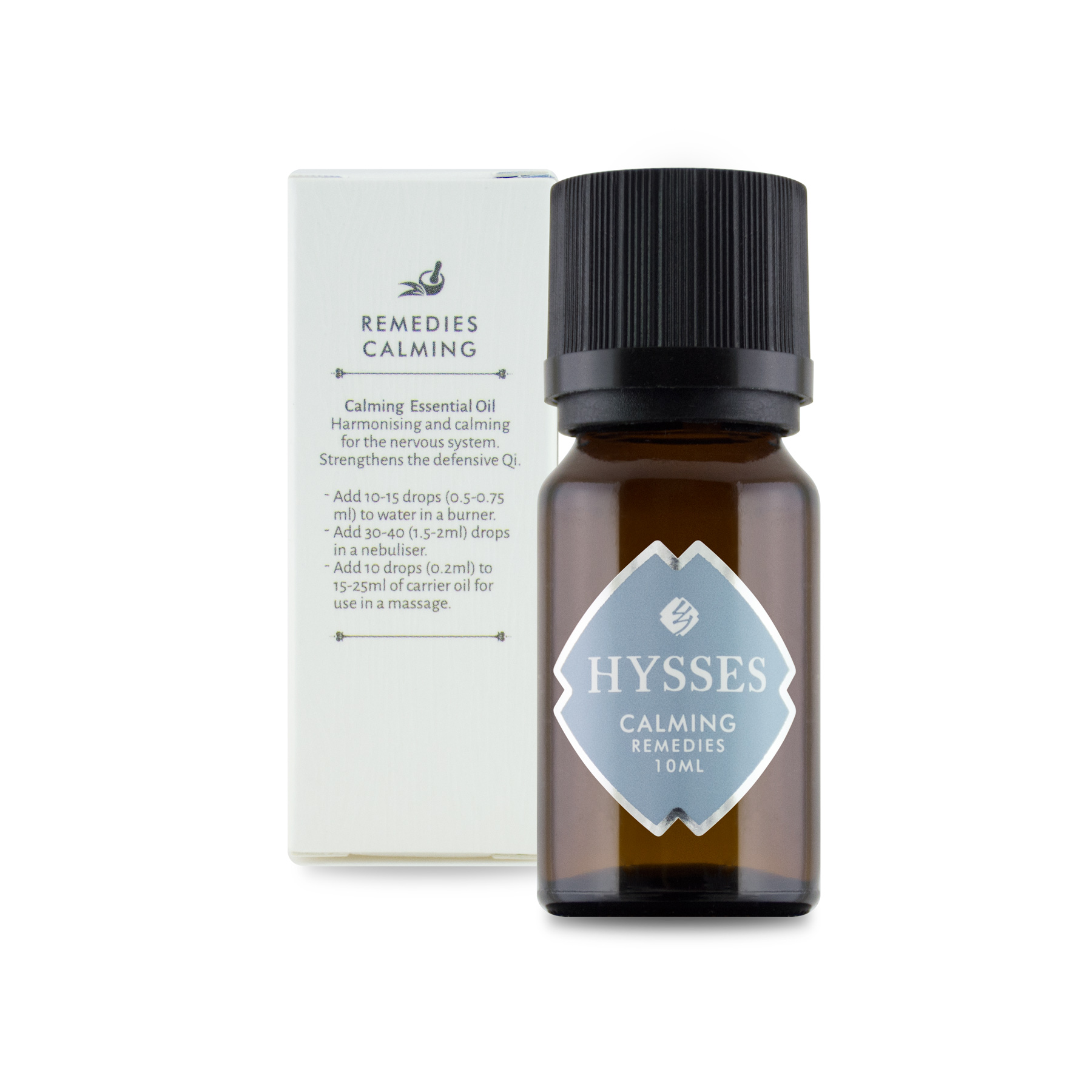 Tinh Dầu Cao Cấp Hysses Remedies Calming Hương Nhẹ Nhàng, Làm Dịu Thần Kinh, Giúp Cơ Thể Thư Giãn, Sảng Khoái Và Phục Hồi Năng Lượng Với Tinh Dầu Oải Hương và Tràm Trà Hữu Cơ Tự Nhiên