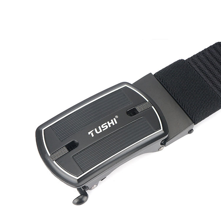 Thắt lưng lính, thắt lưng nam, thắt lưng vải bố mặt thép khoá tự động Arm-1273