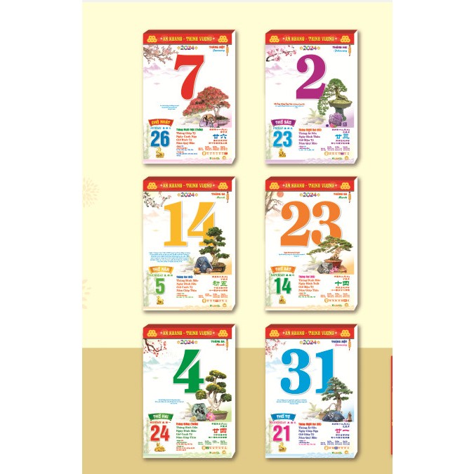 Lịch 2024 - Bloc Đại Đặc Biệt NN07