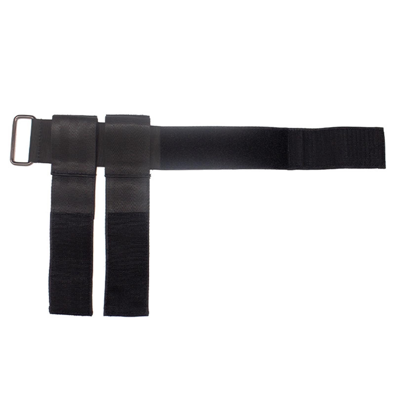 2Pcs Adjustable Weight Dumbbell Ankle Straps Black for Fitness Home Workout