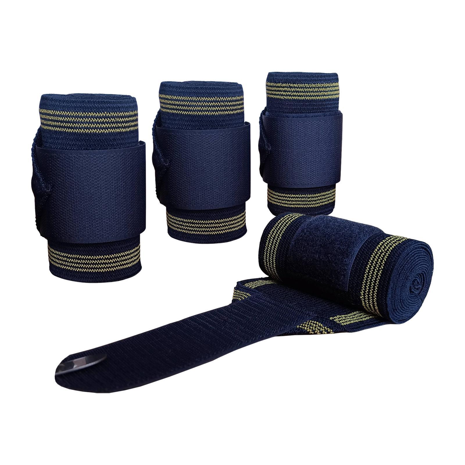 4Pieces Horse Leg Wraps Horse Support, Horse Leggings Wrap Riding Race Leg Protection Wraps Leg Guards Equestrian Accessories