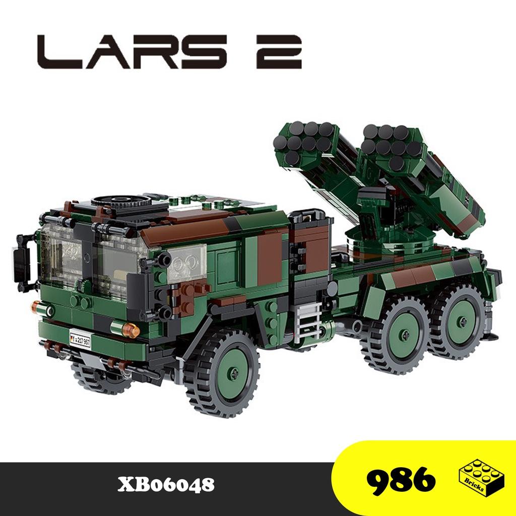 Đồ chơi Lắp ráp Xe Rocket Quân sự - Xingbao XB06048 Lar 2 Truck - Xếp hình thông minh - Mô hình trí tuệ