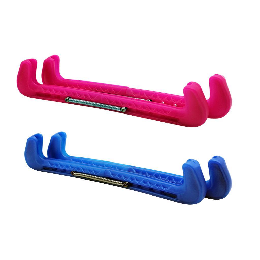 2 Pair Plastic Ice Hockey Figure Skate Walking Guard Protective Cover