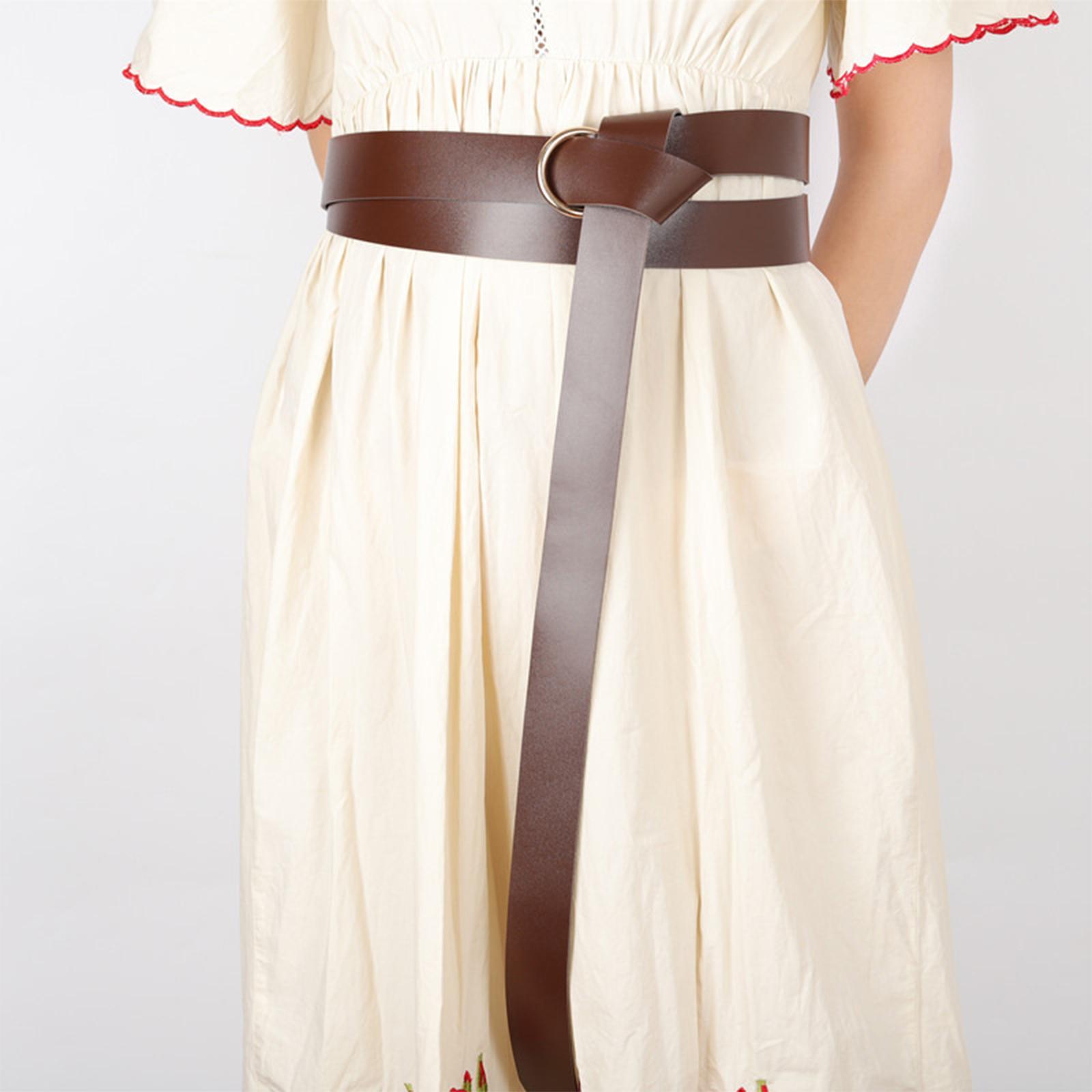 Medieval O Belt PU Fashion Decoration for Shirts Parties Women