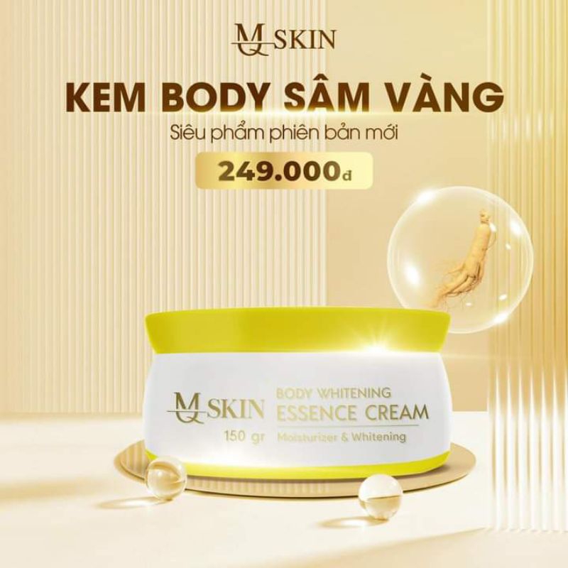 Kem Body Sâm Vàng MQ Skin Dưỡng Trắng Da 150gr