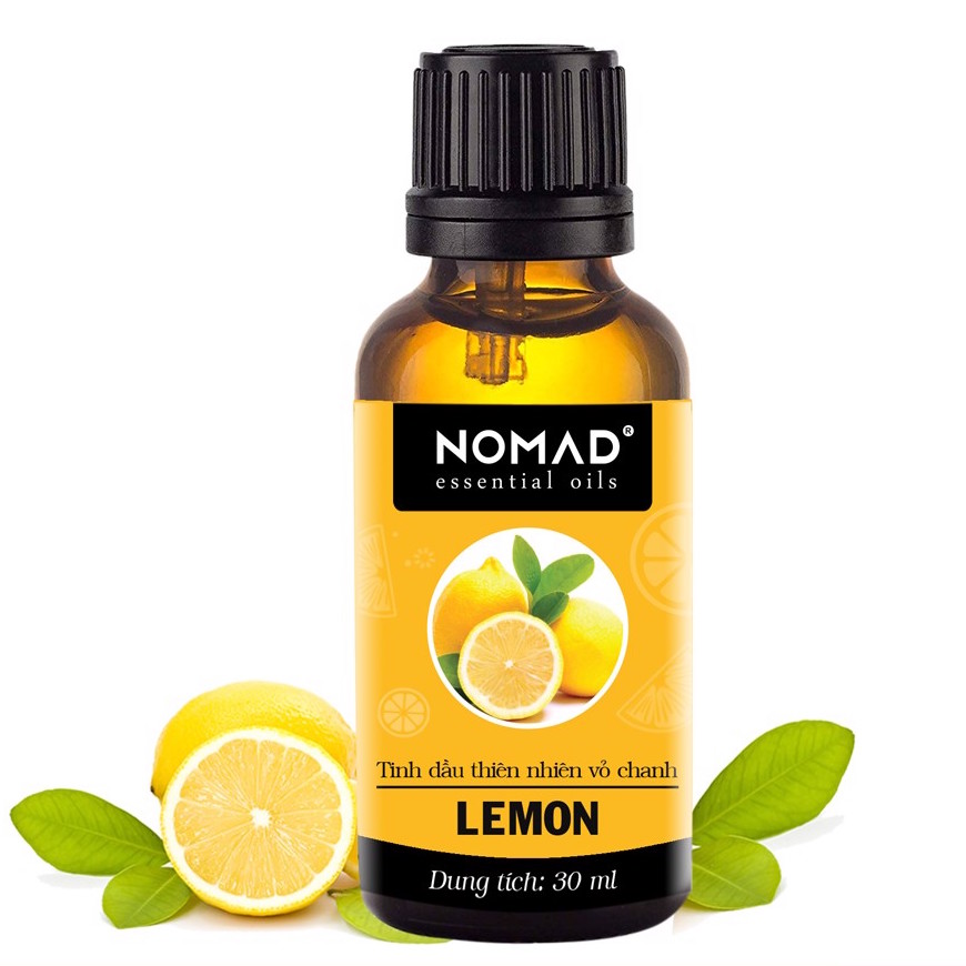 Tinh Dầu Thiên Nhiên Hương Chanh Tươi  Nomad Essential Oils Lemon 50ml