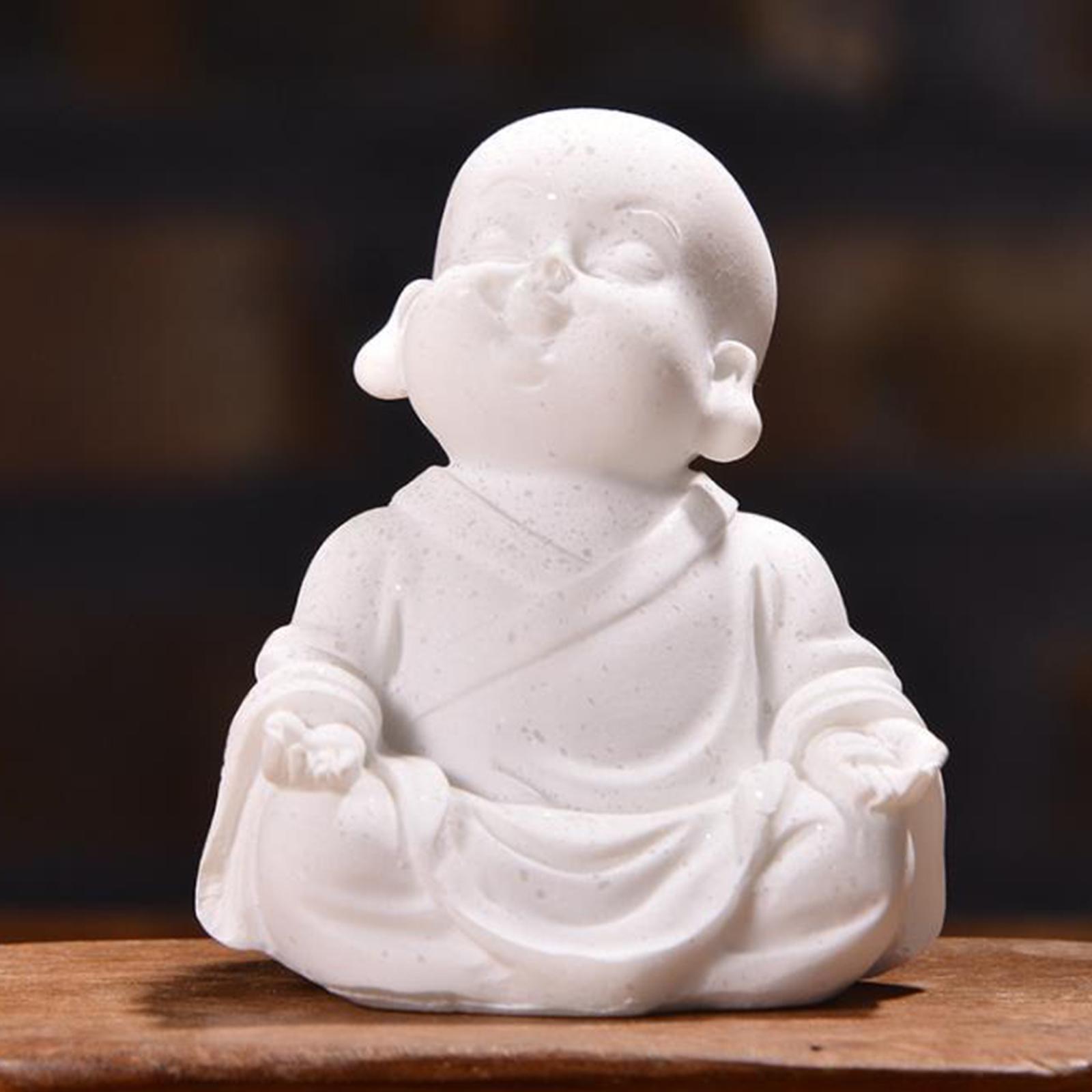 Buddha Statue Spiritual Ceramic Classic Inches Crafts for Office Garden