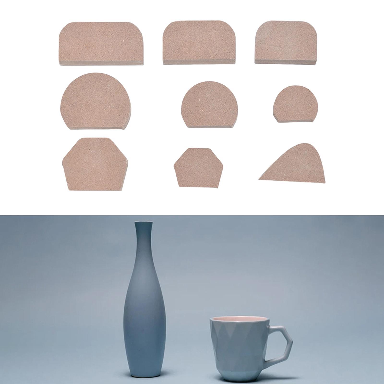 9Pcs Pottery Mug Handle Model Set Cup Handle Making Tools Cupboard Crafts