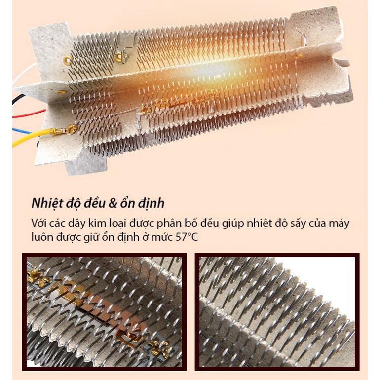 Máy Sấy Tóc Treo Tường Phong Cách Châu Âu Tích Hợp Ổ Cắm điện Công Nghệ Đức ️ FREESHIP ️