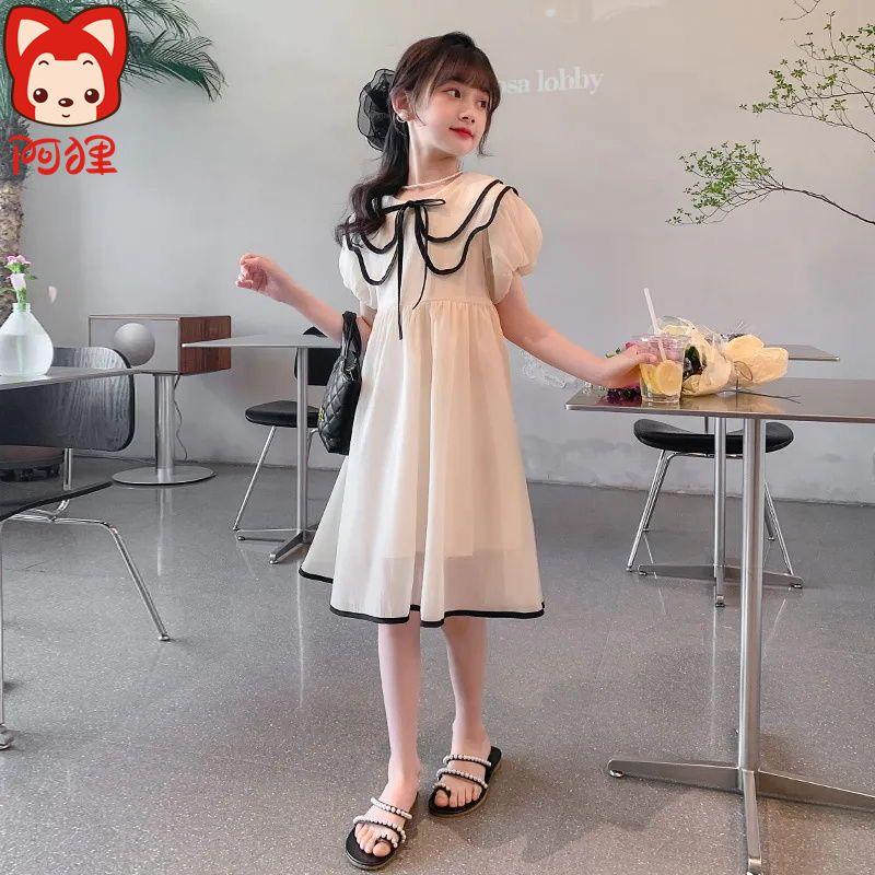 CHENGRUI Bealy cô gái mùa hè váy 2023 Hàn Quốc thời trang trẻ em váy mùa hè cô gái váy công chúa