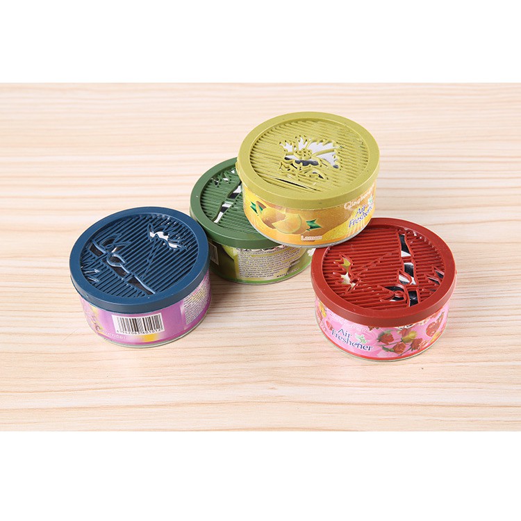 Sáp Tự Nhiên Khử Mùi Hôi Để Tủ Quần Áo, Ô Tô - Hộp Sáp Thơm DÁNG TRÒN - HT - GIAO NGẪU NHIÊN