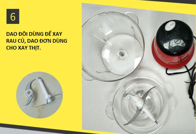 Máy xay thịt, thực phẩm đa năng - Cối 2 lít