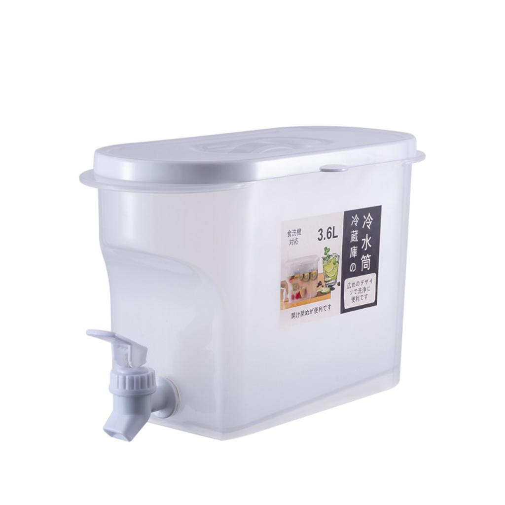 Fridge Water Jug Cold Lemon Juice   With Faucet Kitchen