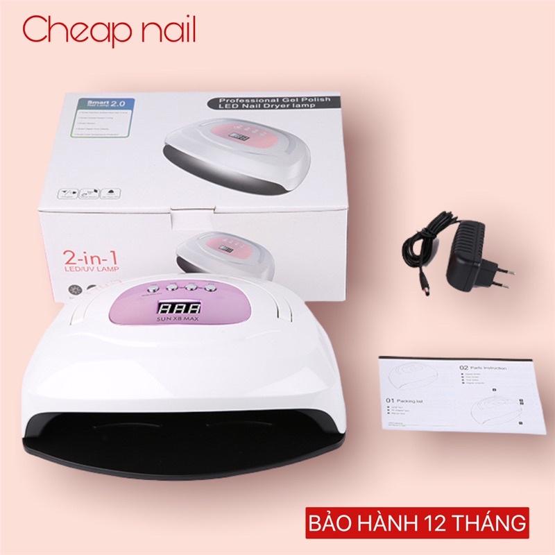 Máy hơ gel sun X8 2in1 57 bóng đèn led/uv - Hàng bảo hành 6 tháng-beeshi shop nail