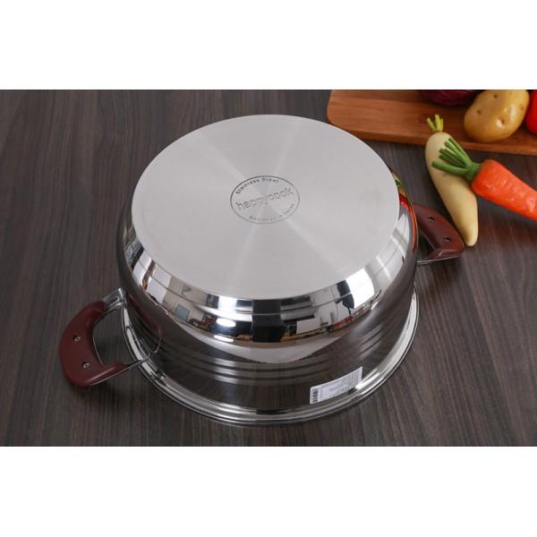 Bộ Xửng Hấp Inox 304 Cao Cấp 3 Đáy 2 Tầng Happy Cook ST32-2 (Size 32)