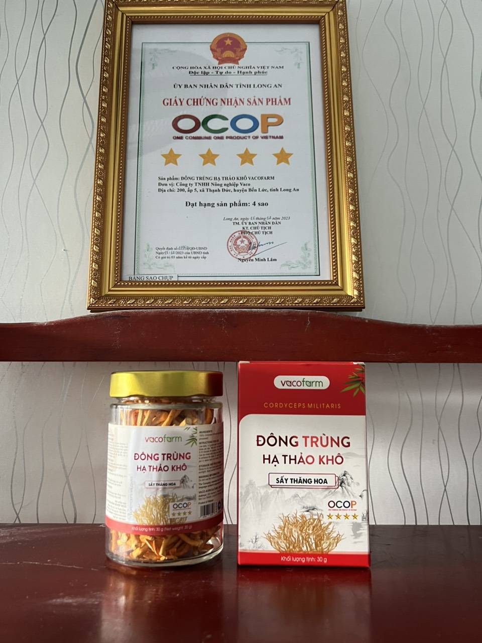 Combo 3 Lọ khô 30gram Đông trùng hạ thảo sấy [Mua 2 được 3] lọ thủy tinh