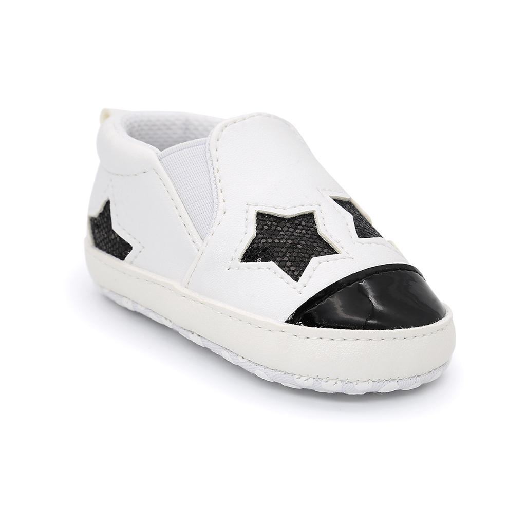 Baby Infant Baby Cute Stars Shoes Girl Soft Sole Sneaker Crib Shoes 0-18months