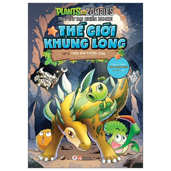 Sách Thiếu Nhi- Trái Cây Đại Chiến Zombie - Thế Giới Khủng Long - Tập 9: Trên Đảo Khủng Long