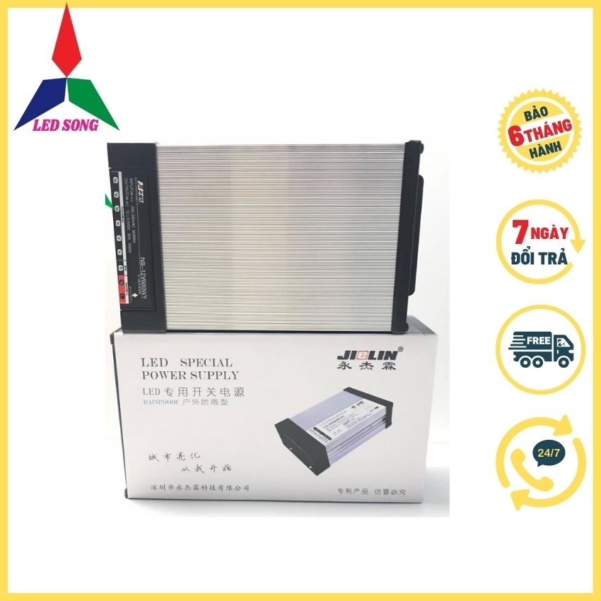 Nguồn 12V50A ngoài trời, loại tốt