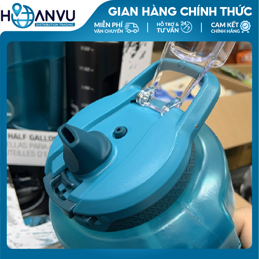 Bình Nước Thể Thao Nhựa Zulu Goals Half Gallon Plastic Jug, 4 màu