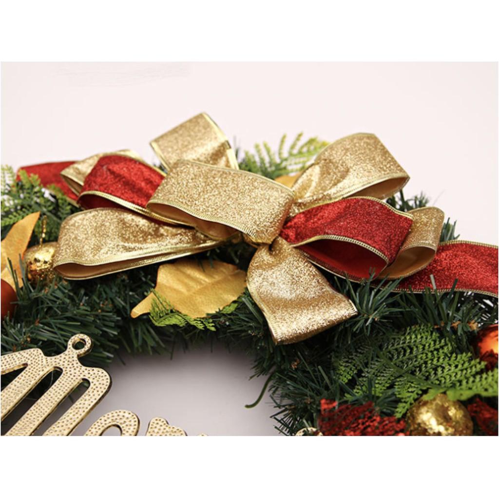 Phụ kiện Vòng hoa trang trí Giáng Sinh Christmas Peacock Wreath Door 60CM - AsiaMart