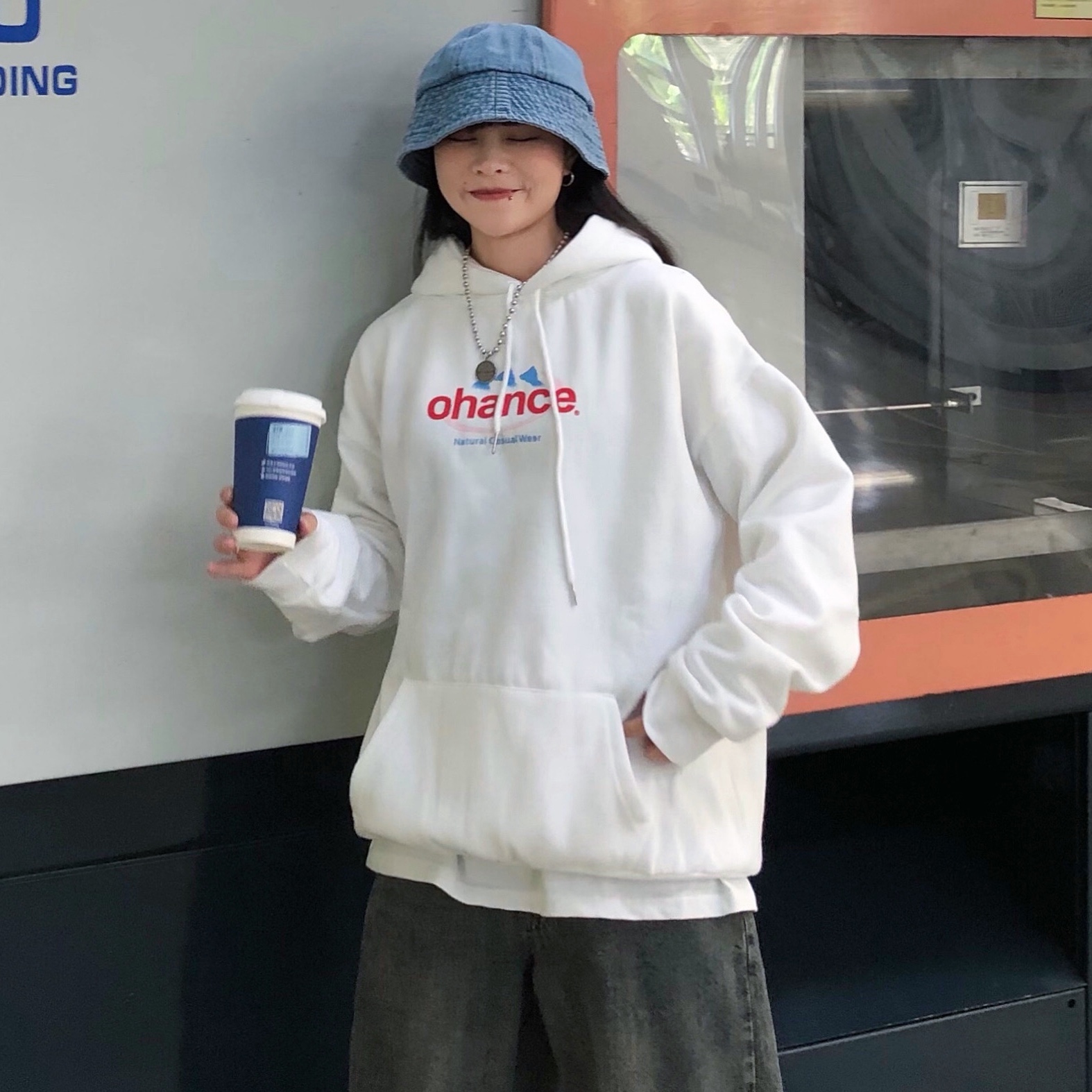 Áo hoodie nỉ bông form rộng phong cách Unisex HD502