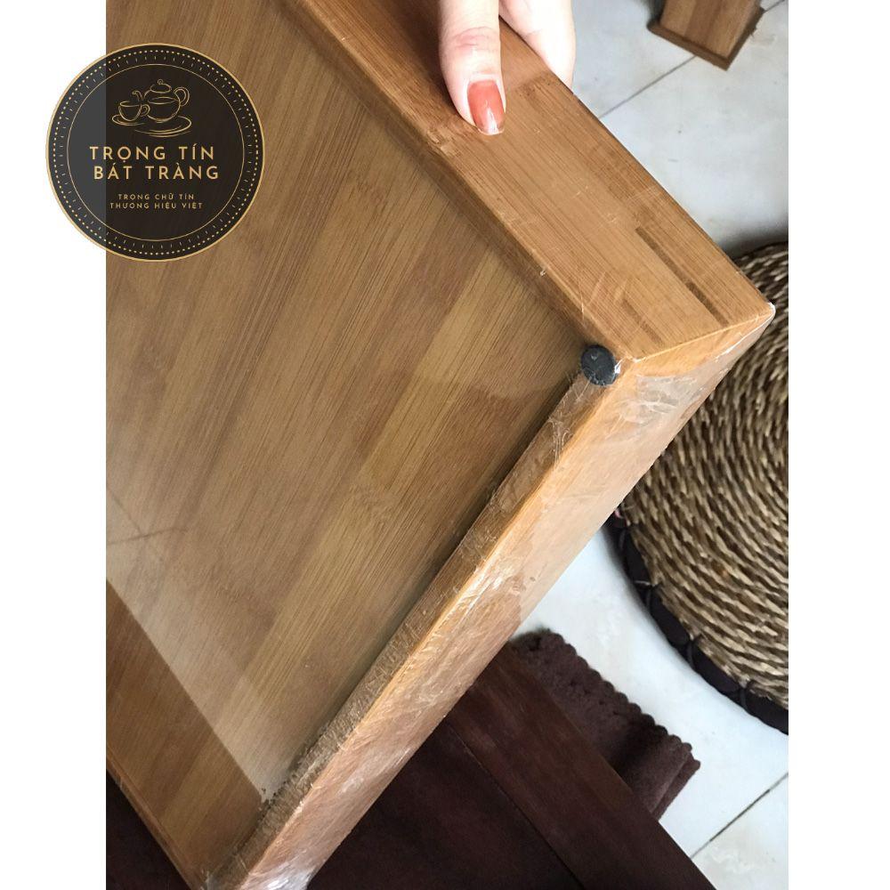 Khay Trà Tre Cao Cấp Chữ Nhật Kích Thước 50*29*6 KT 05