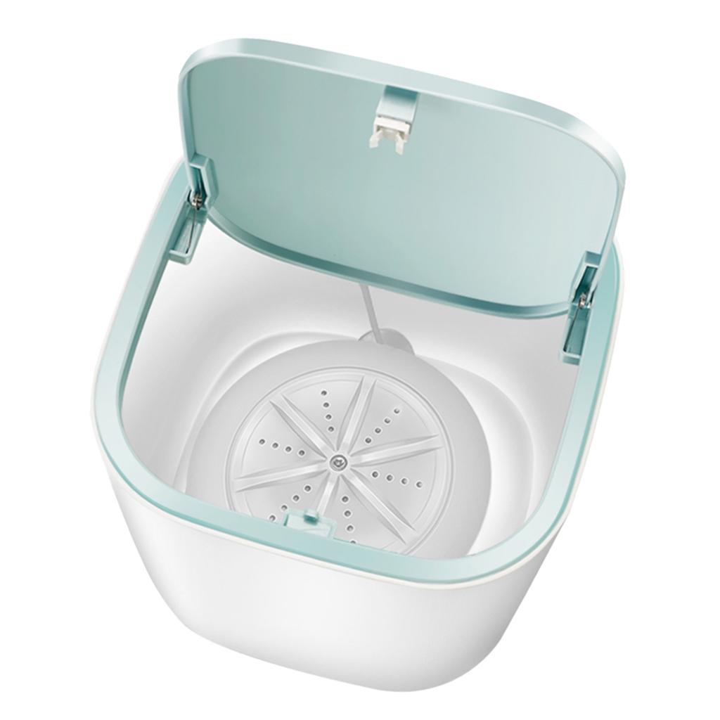 Washing Machine Laundry Washer USB 18W for Socks Home Travel Camping White