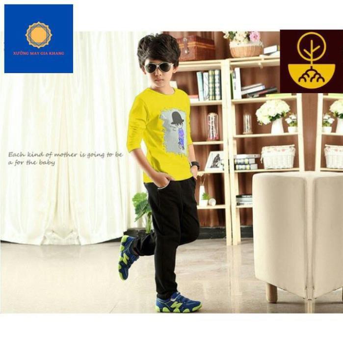Đồ bộ quần áo dài tay bé trai, bé gái, mặc ấm khi trời trở lạnh - Xưởng may Gia Khang