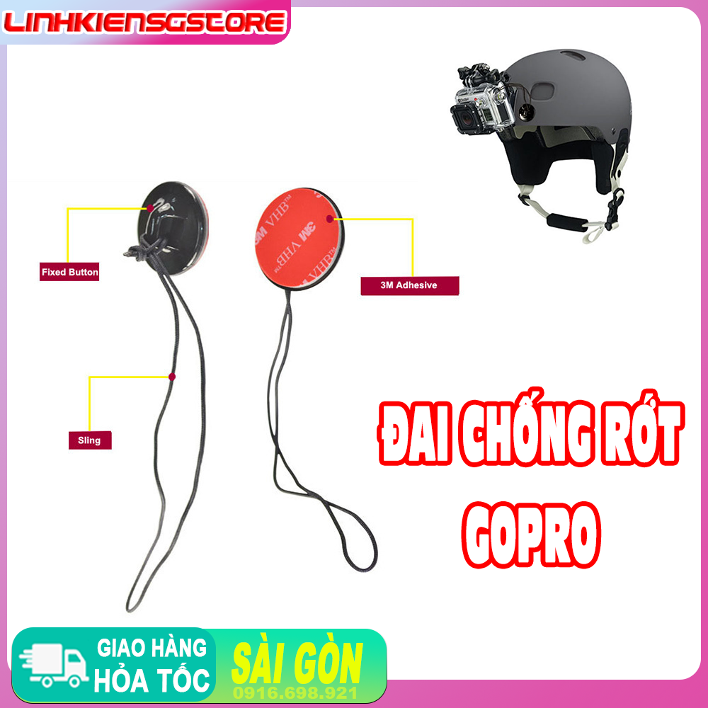 Khóa an toàn chống rơi dành cho go pro 5 6 7 8, Sjcam, Yi Action, Osmo Action - Gopro101