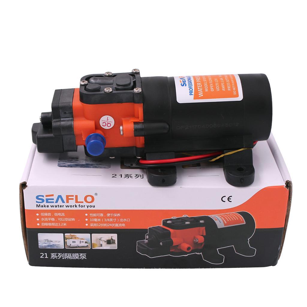 24V Water Pressure Pump 35PSI 1.2 GPM Diaphragm Pump Parts