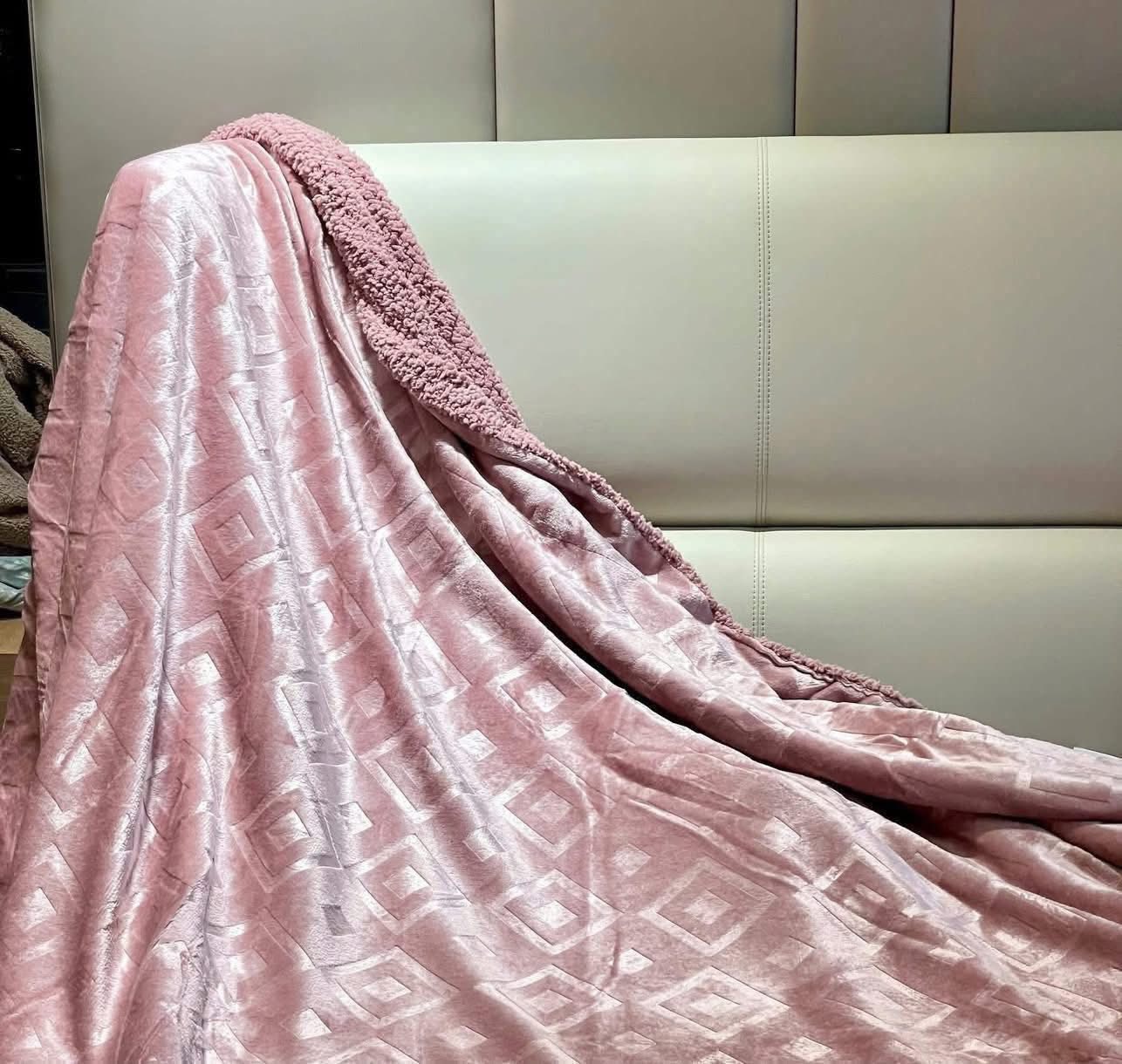 CHĂN LÔNG CỪU CAO CẤP MORANO TẶNG KÈM 2 VỎ GỐI Hàng chính hãng