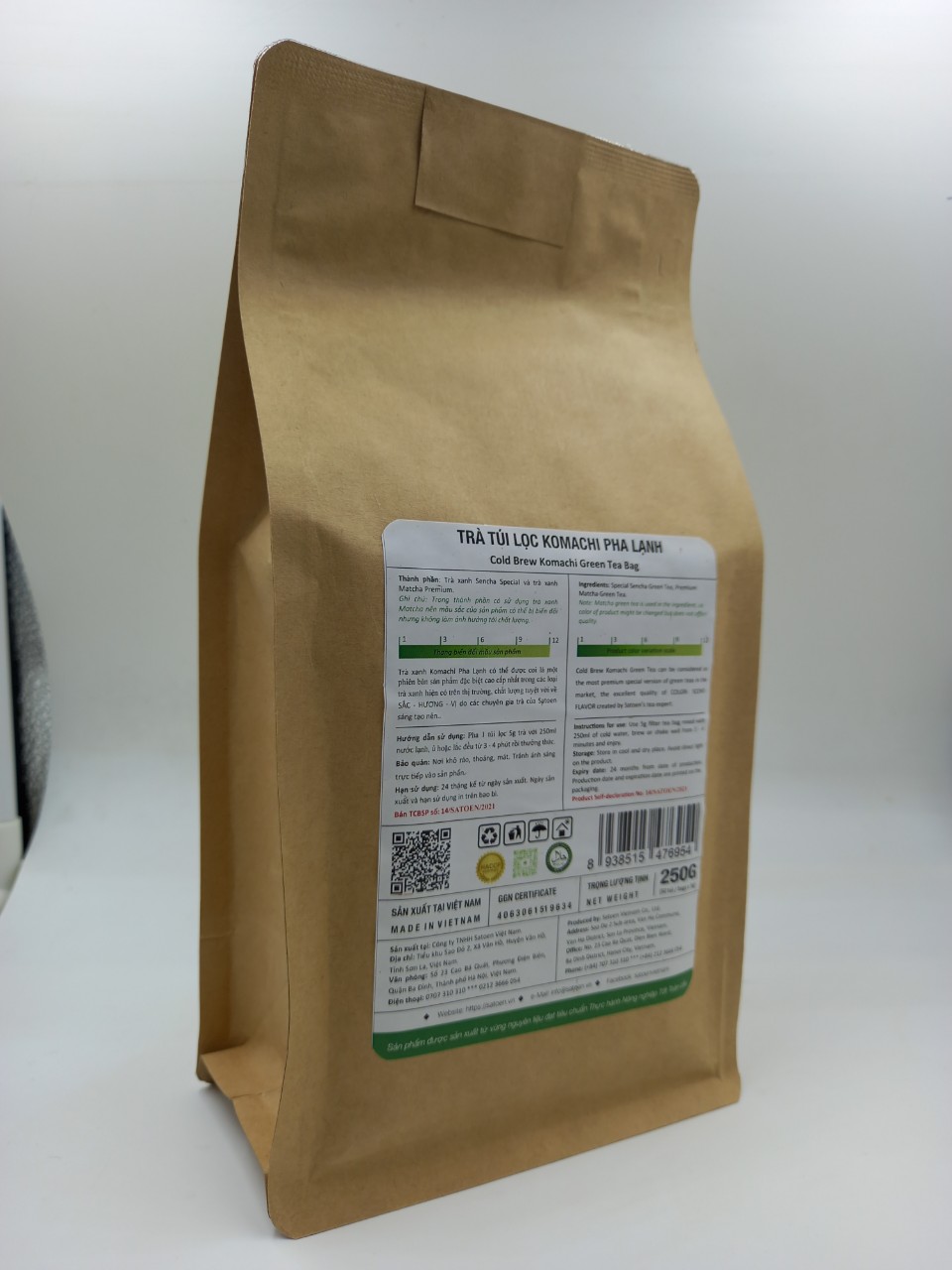 Trà túi lọc Komachi Pha Lạnh 250g