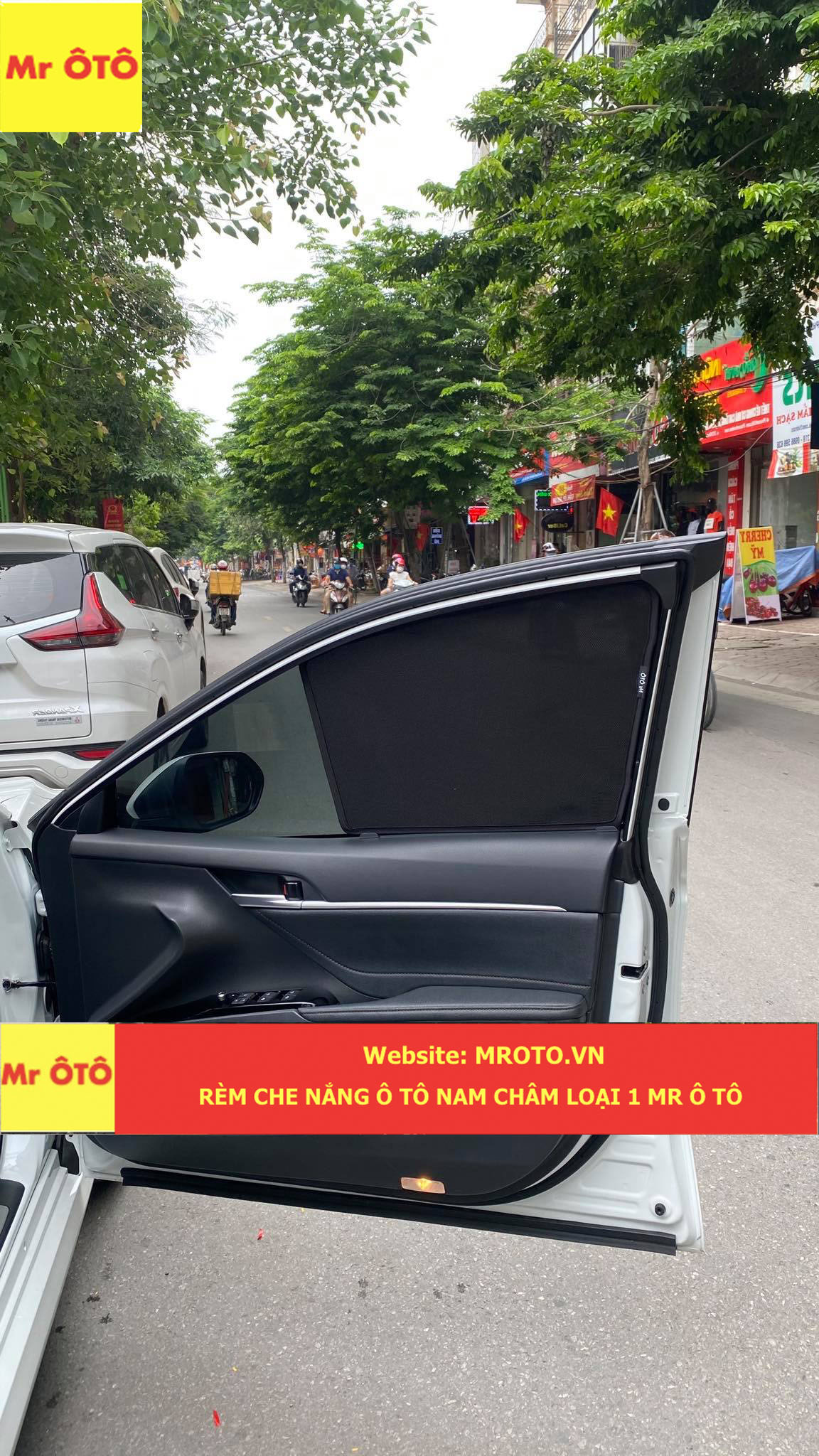 Rèm Che Nắng 2 Cánh Trước Xe Toyota Camry 2019-2021Hàng Loại 1.Cam Kết Chuẩn Khít Theo Xe